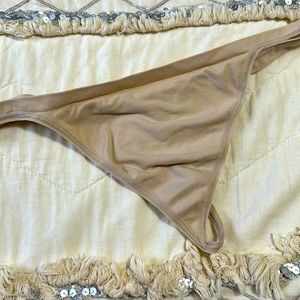 VS Body by Victoria thong. Nude color. Size L